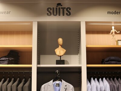 SUITS modern menswear CITTI Park Kiel M&uuml;hlendamm Eggemann concept
